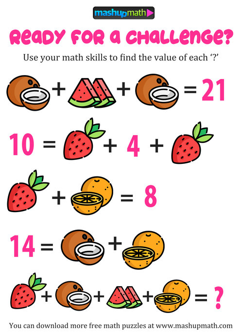Mashup math challenge