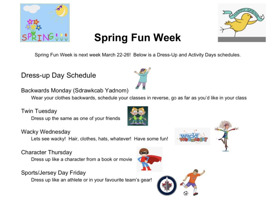 Spring Fun Week. March 22-26